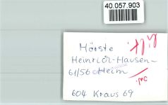 32791 W4937 Hörste , Lippe FOTO KEINE AK Heinrich Hausen Heim