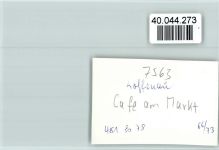 76332 W7563 Loffenau FOTO KEINE AK Cafe am Markt
