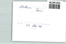 49577 W4554 Ankum FOTO KEINE AK Dom