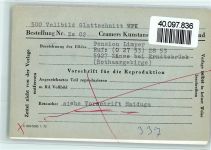 57339 W5927 Zinse FOTO KEINE AK Pension Limper
