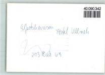 97725 W8731 Elfershausen , Unterfr FOTO KEINE AK Hotel Ulrich