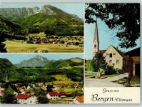 83346 W8221 Bergen , Chiemgau - Ortsansichten 3-Bildaufnahme