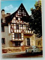56814 W5591 Bruttig FOTO KEINE AK Altes Winzerhaus VW-Käfer