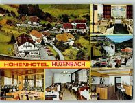 72270 W7292 Huzenbach - Höhenhotel Restaurant Terrasse Hausbar Speiseraum Stammtisch