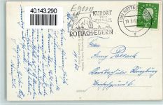 87549 W8977 Rottach , Allgäu - Haus mit Holzbalkon in Egern