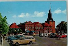 24321 W2322 Lütjenburg , Holst - BäckereiApotheke am Marktplatz Opel Kadett VW 1600 und Käfer