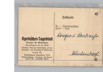 39435 O3253 Egeln - Egelnsches Tageblatt, Rechnung AKU2