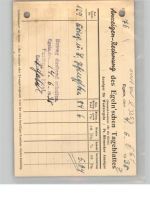 39435 O3253 Egeln - Egelnsches Tageblatt, Rechnung AKU2