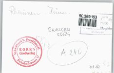 55624 W6572 Rhaunen , Hunsrück - Foto-Karte