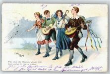 Wandervögel Kaskeline, F. Lithographie