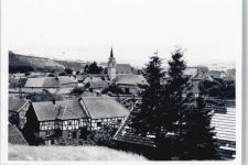 35099 W3559 Ernsthausen , Kr Frankenberg, Eder - Foto Kirche Baum Haus