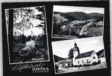 37441 W3423 Steina , Südharz - Kirchplatz , Staufenbüttel