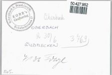 97772 W8789 Oberbach , Unterfr - Foto-Karte