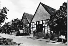 37194 W3417 Wahmbeck , Niedersachs - Straße Haus Baum
