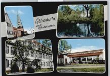 63303 W6072 Götzenhain - Weiher Kirche Kindergarten Schloss