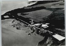 24395 W2342 Gelting , Angeln - Fliegeraufnahme Mühle Meer