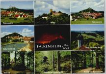 93167 W8411 Falkenstein , Oberpf - Burg Berg Schwimmbad Wald