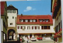 75385 W7265 Neubulach - Lebensmittelgeschäft , Calwer Tor , Marke entfernt