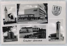 38226 W3320 Lebenstedt - Kirche, Kaufhaus Hertie, Schule