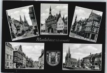 56410 W5430 Montabaur - Kirchstraße, Rathaus, Markt, St Peter