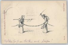 kleine Kämpfer auf Kette Hendschel, A.