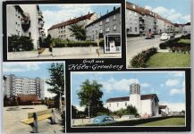 50667 W5000 Köln Gremberg - Siedlung, Kirche, Parkbank, Haltestelle