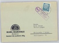 88299 W7970 Leutkirch im Allgäu - Landpoststempel, Haslach