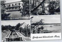 15864 O1234 Wendisch Rietz - Haus am Glubigsee, Schleuse