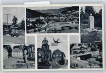 65439 W6093 Weilbach , Main-Taunus-Kr - Denkmal, Brücke, Brunnen, Marien-Statue