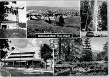 98711 O6315 Schmiedefeld am Rennsteig - Skilift, FDGB-Erholungsheim DSF, Kuranlagen, Teilansicht