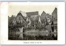 74354 W7122 Besigheim Gebrauchsspuren Häuser an der Enz