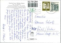 90607 W8501 Rückersdorf , Mittelfr - Gasthaus zum wilden Mann