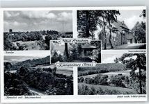 42549 W5620 Langenberg , Rheinl - Sender, Jugendherberge, Nizzatal, Schwimmbad, Webersbusch, Haus Annchen