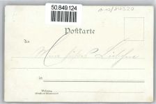 06449 O4320 Aschersleben , Sachs-Anh Lithographie Postamt