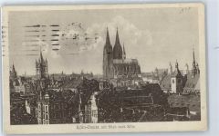 50667 W5000 Köln Deutz 105 Gebrauchsspuren Blick zum Dom, Rathaus