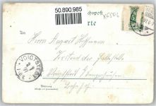 07580 O6516 Ronneburg , Thür Gebrauchsspuren Schule, Postamt, Trachten
