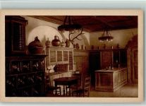 82467 W8101 Elmau - Schloß Innenaufnahme Ecke im Trinkstübl