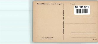 82467 W8101 Elmau - Schloß Innenaufnahme Ecke im Trinkstübl