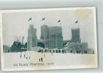 Montreal - Ice Palace 1909 - Eis Skulpturen