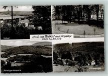 58540 W5882 Valbert , Westf - Volkspark Ehrenmal Fürwiggetalsperre Echternhagen 4-Bild-Aufnahme
