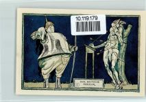 O6906 Kahla , Thür Notgeld 75 Pf. Hinrichtung Folter