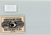06749 O4400 Bitterfeld - Notgeld 5 Pf. mit Ornamenten