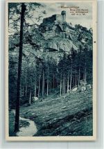 Hermsdorf am Kynast Sobieszów - Burgruine Kynast vom Höllengrund Risengebirge
