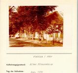 25938 W2270 Nieblum FOTO KEINE AK Altes Friesenhaus Foto montiert auf Karton