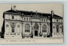 Grenoble Le Musee et Bibliothek Bibliothek 1910