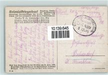 Nr. 10 Kolonialkriegerdank - Seegefecht Stöwer, W. 1915