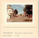 26486 W2946 Wangerooge , Nordseebad FOTO KEINE AK Zedeliusstraße Foto montiert auf Karton