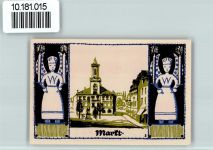 08289 O9412 Schneeberg , Erzgeb - Notgeld Markt Engel mit Kerze