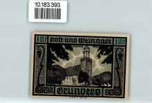 Grünberg Zielona Góra - Notgeld Erlöserkirche