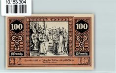 19322 O2901 Bad Wilsnack - Notgeld Kirche Bischof
